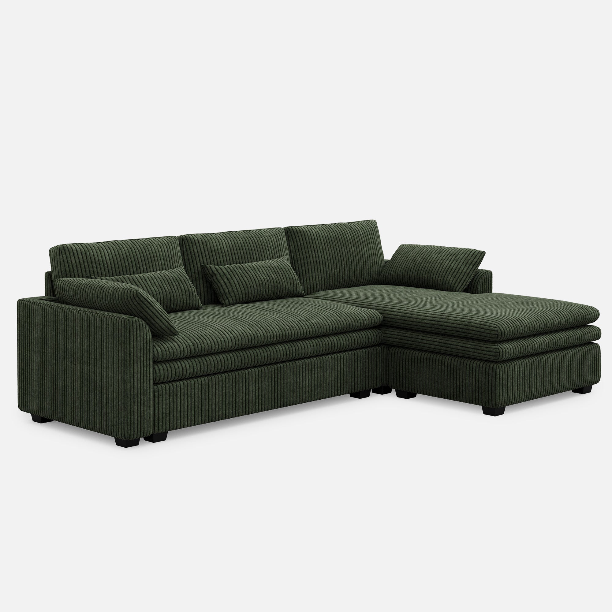 Vayla Oversized Cloud 3 Seats L Shaped Sofa
