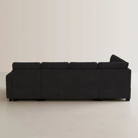 Graphite-Grey-/-Chenille-7-Seat-U-Shaped-Pullout-Sectional