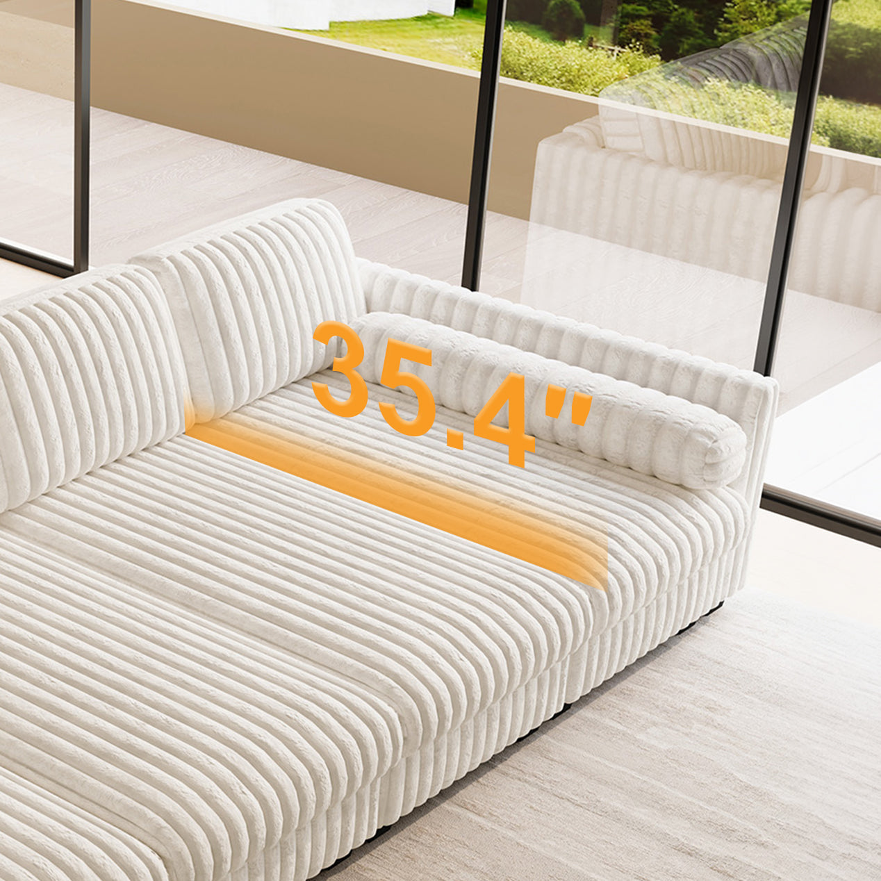 Ethera 35" Oversized Deep Seat