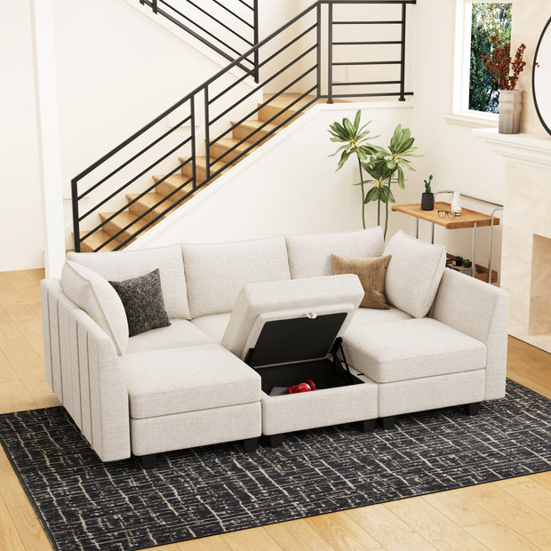 Belffin-beige-modular-sectional-sofa-with-storage-seat-in-modern-living-room