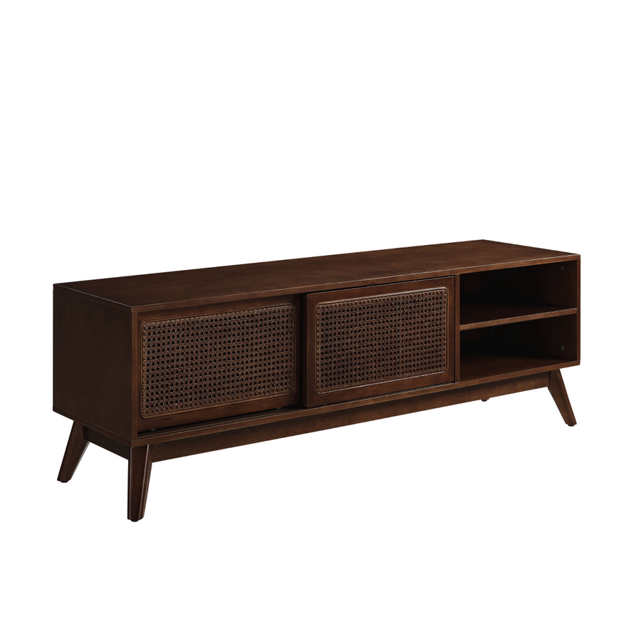 Mid Century Modern Rattan TV Stand BSN