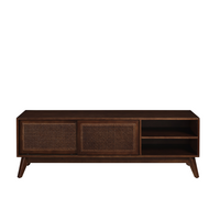 Mid Century Modern Rattan TV Stand BSN
