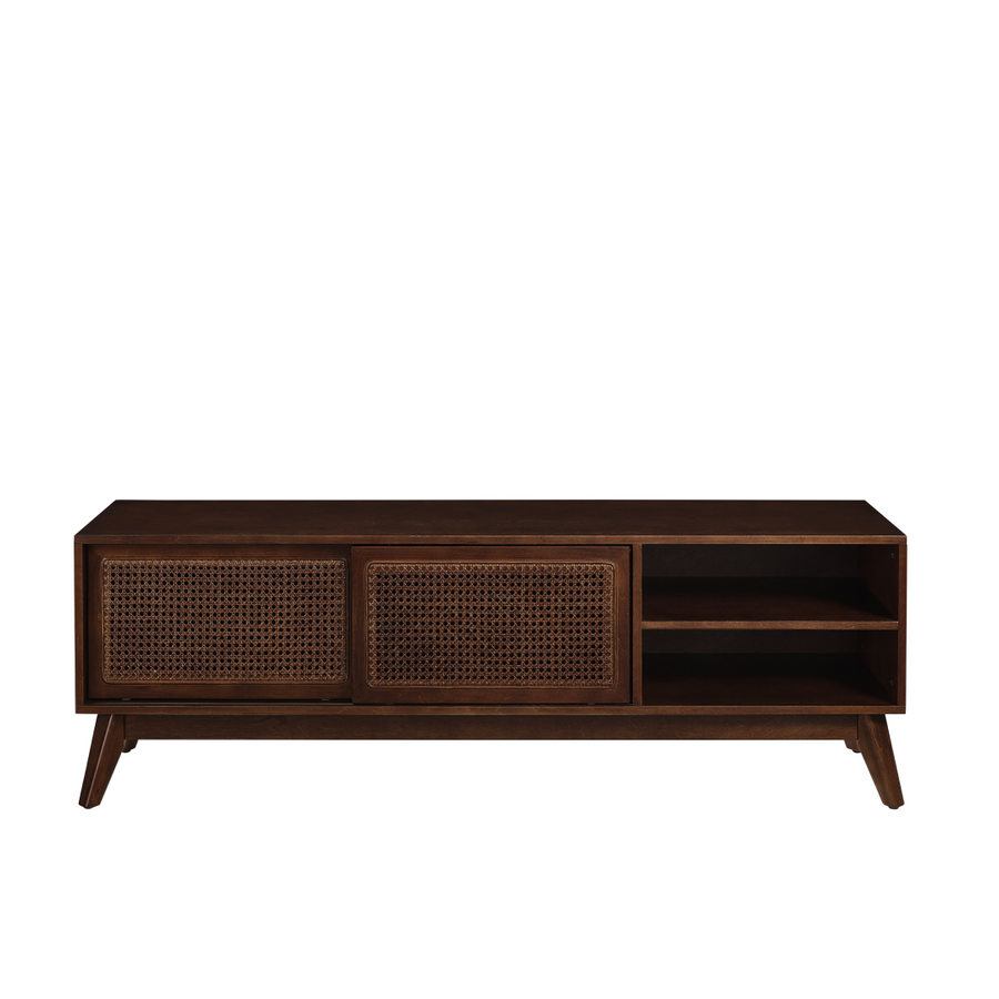 Mid Century Modern Rattan TV Stand BSN