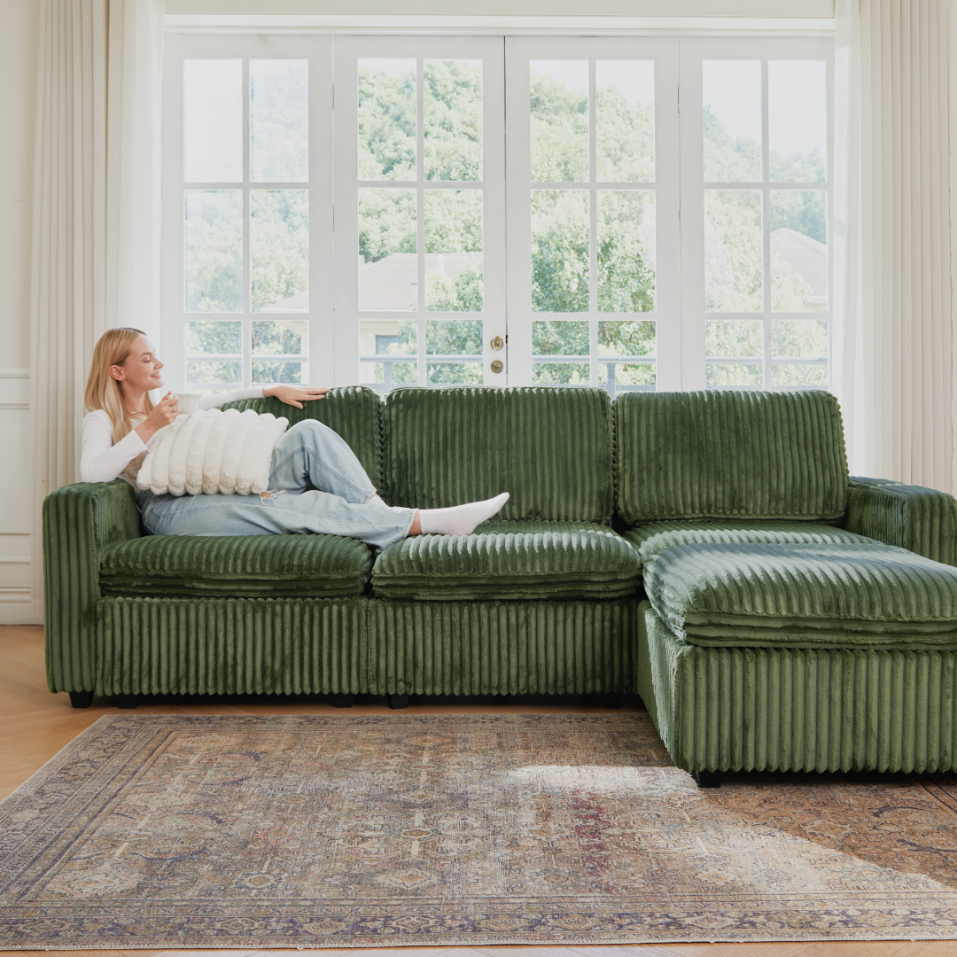 Thara Upgraded Cloud Sofa – Belffin