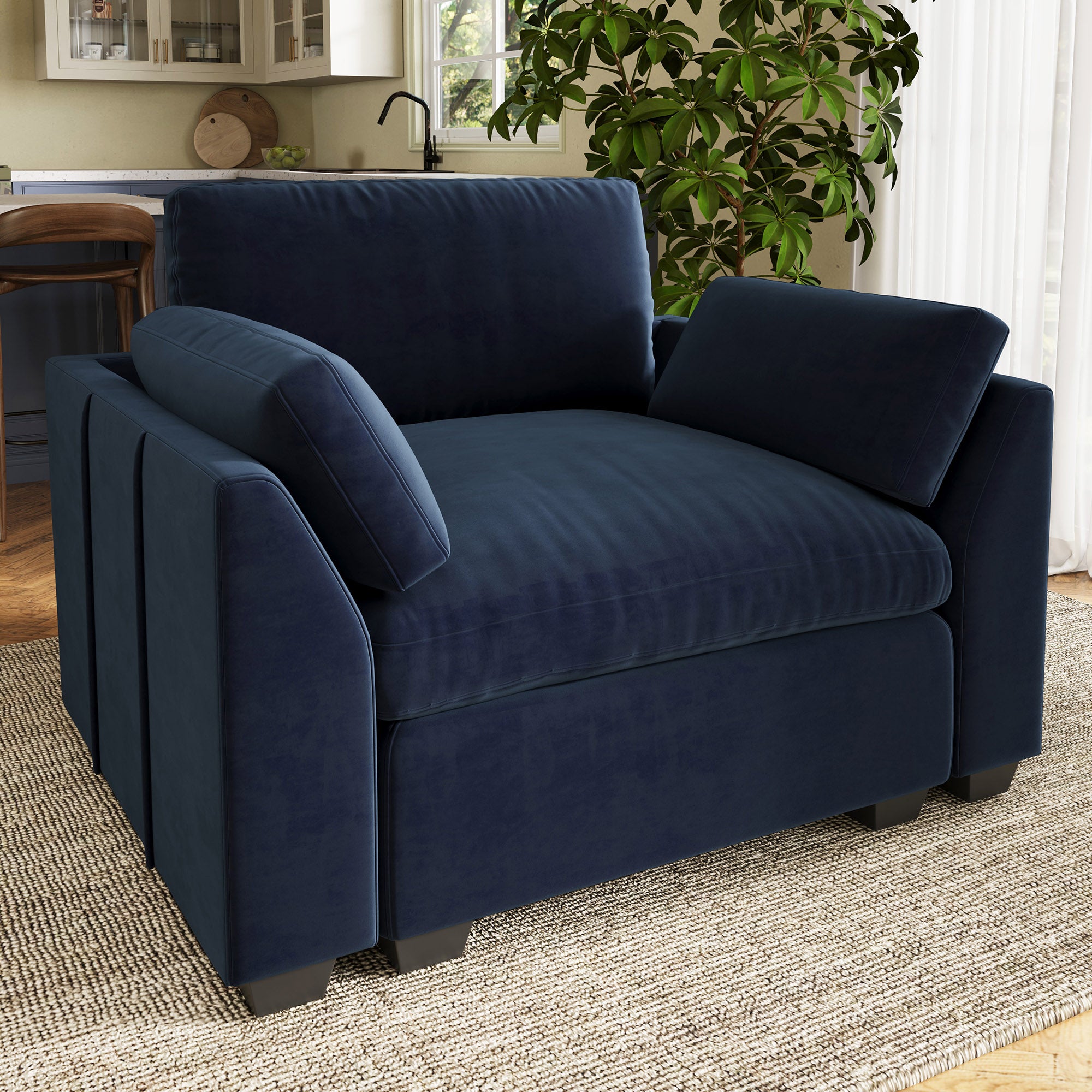 Uteeran Oversized Cloud Single Sofa