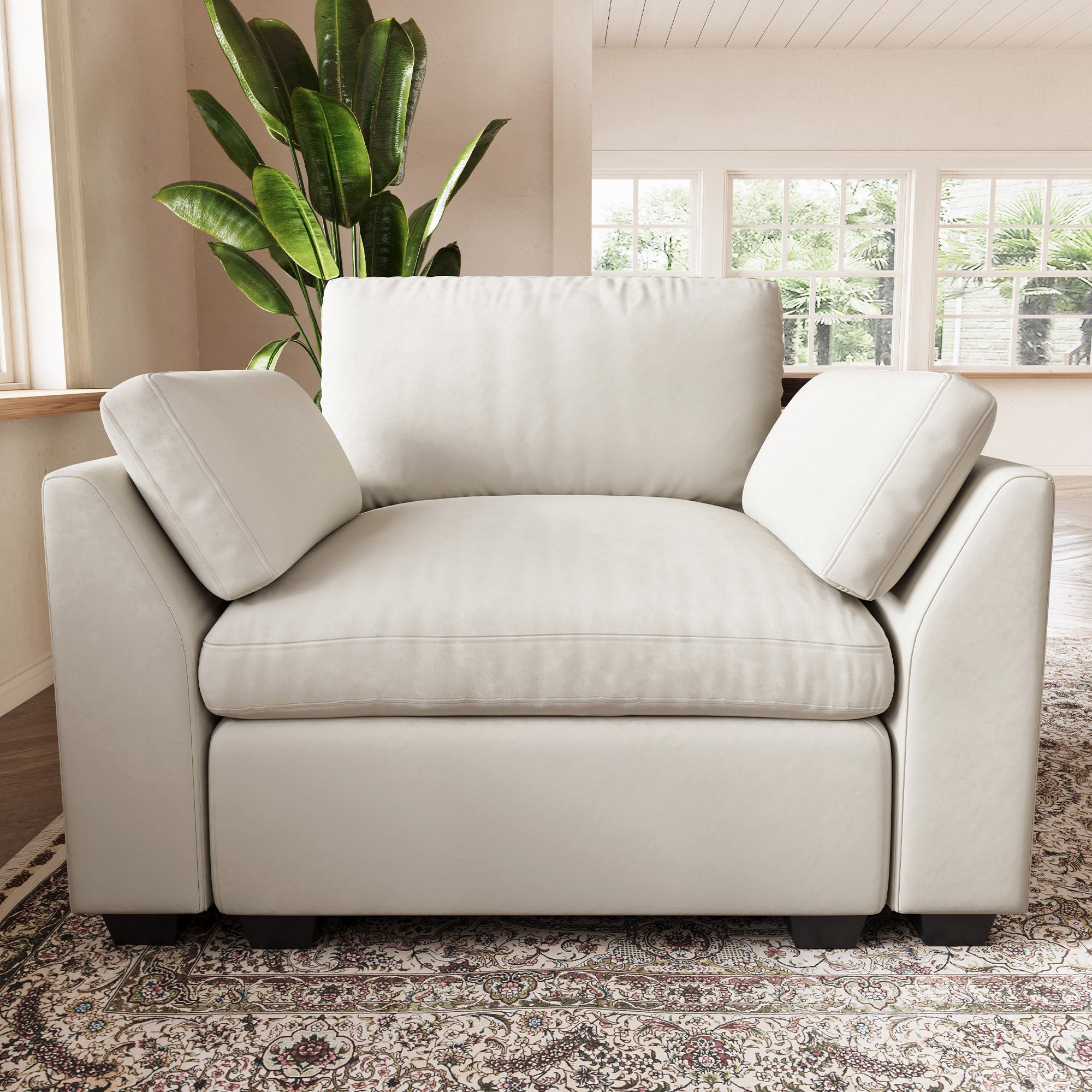 Uteeran Oversized Cloud Single Sofa