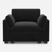 Midnight-Black-/-Velvet-Armchair