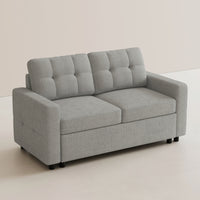 Cloud-Grey-/-Chenille-Pullout-Loveseat