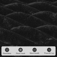 Piano-Black-/-Faux-Rabbit-Fur-Corduroy-3-Seat-Sleeper-Sofa