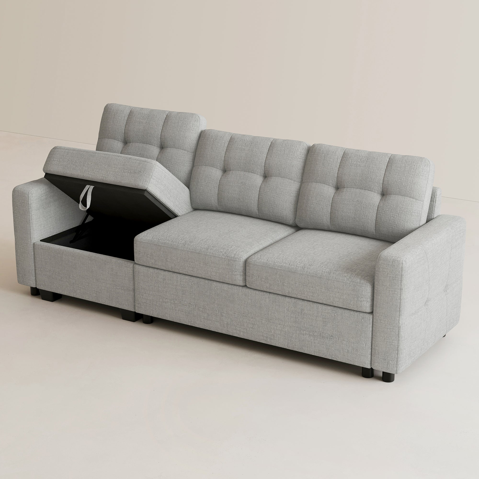 cloud-grey-/-chenille-3-Seats-Sofa