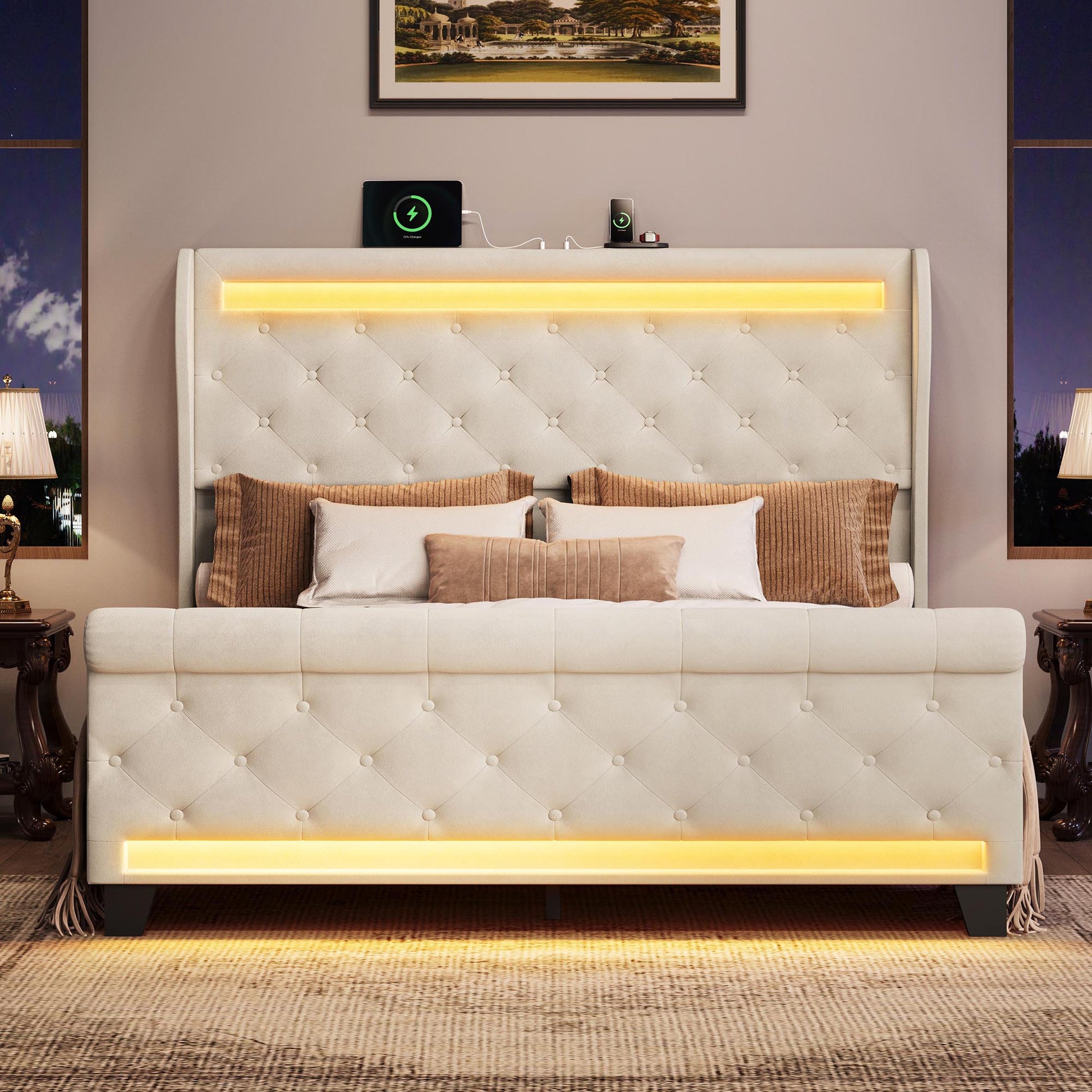 Champagne-Beige-Queen