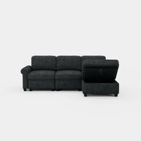 Graphite-Grey-/-Chenille-4-Seat-L-Shaped-Sectional