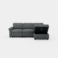 Silver-Grey-/-Chenille-4-Seat-L-Shaped-Sectional