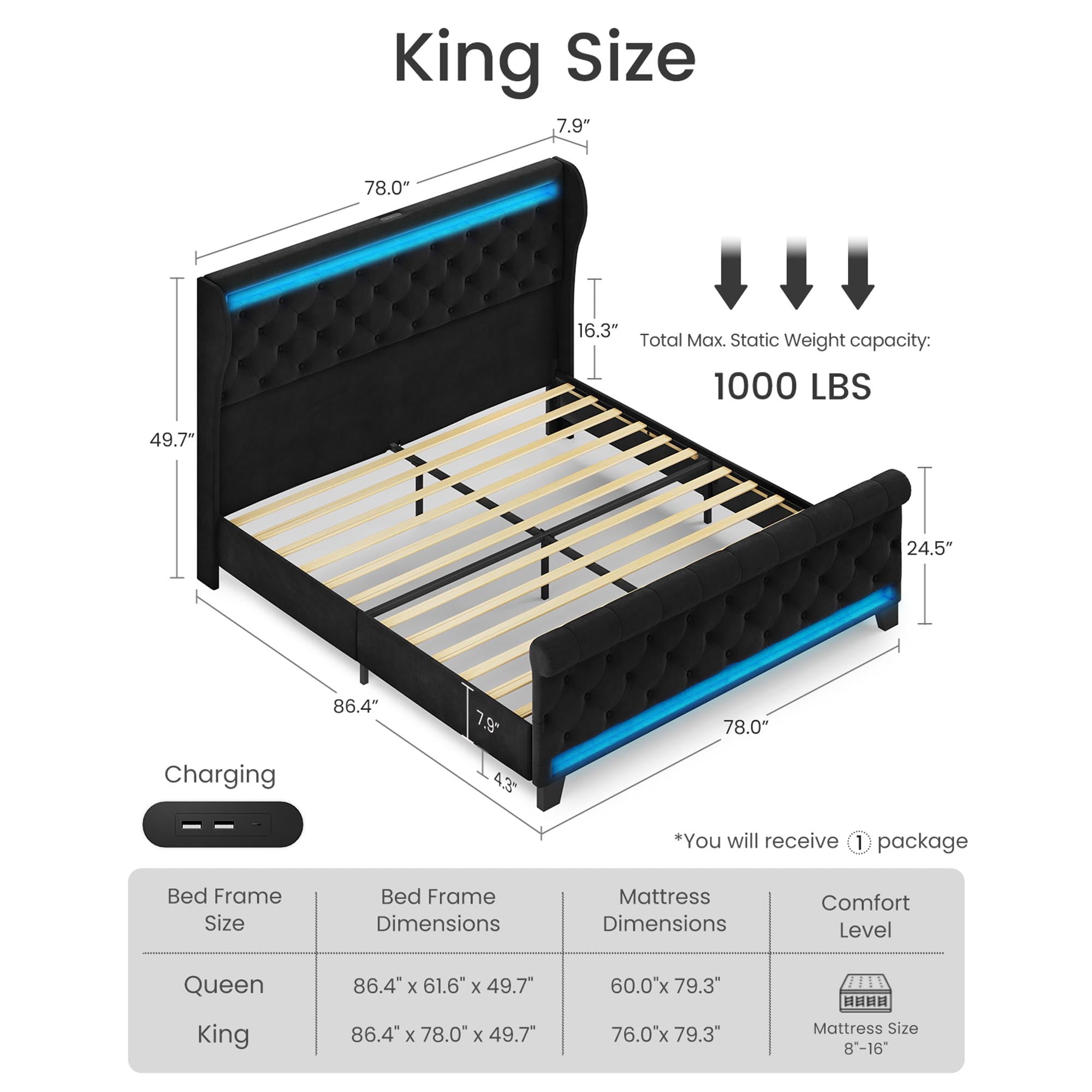 Midnight-Black-King-dimension