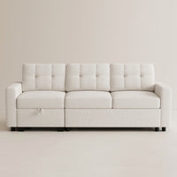 Misty-White-/-Chenille-3-Seat-Pullout-Sofa