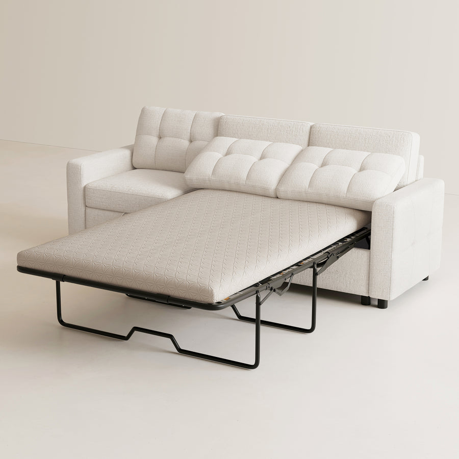 Misty-White-/-Chenille-3-Seat-Pullout-Sofa