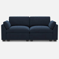 Navy-Blue-/-Velvet-Loveseat