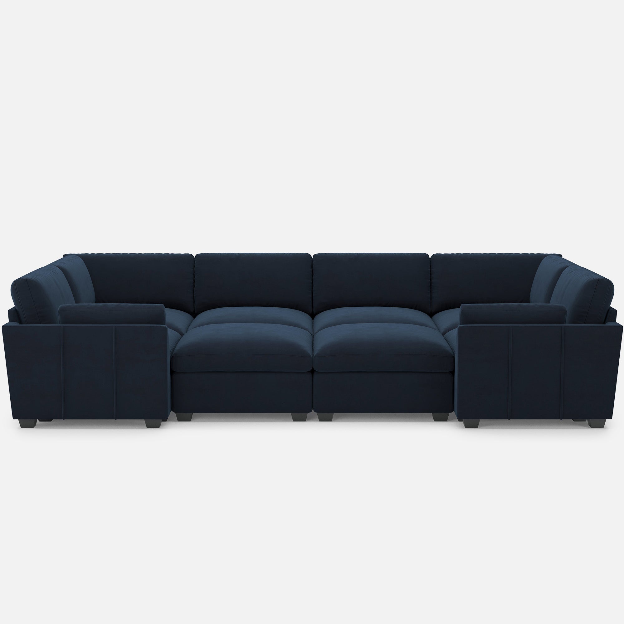 Uteeran Oversized Cloud 8 Seats Sleeper Sofa