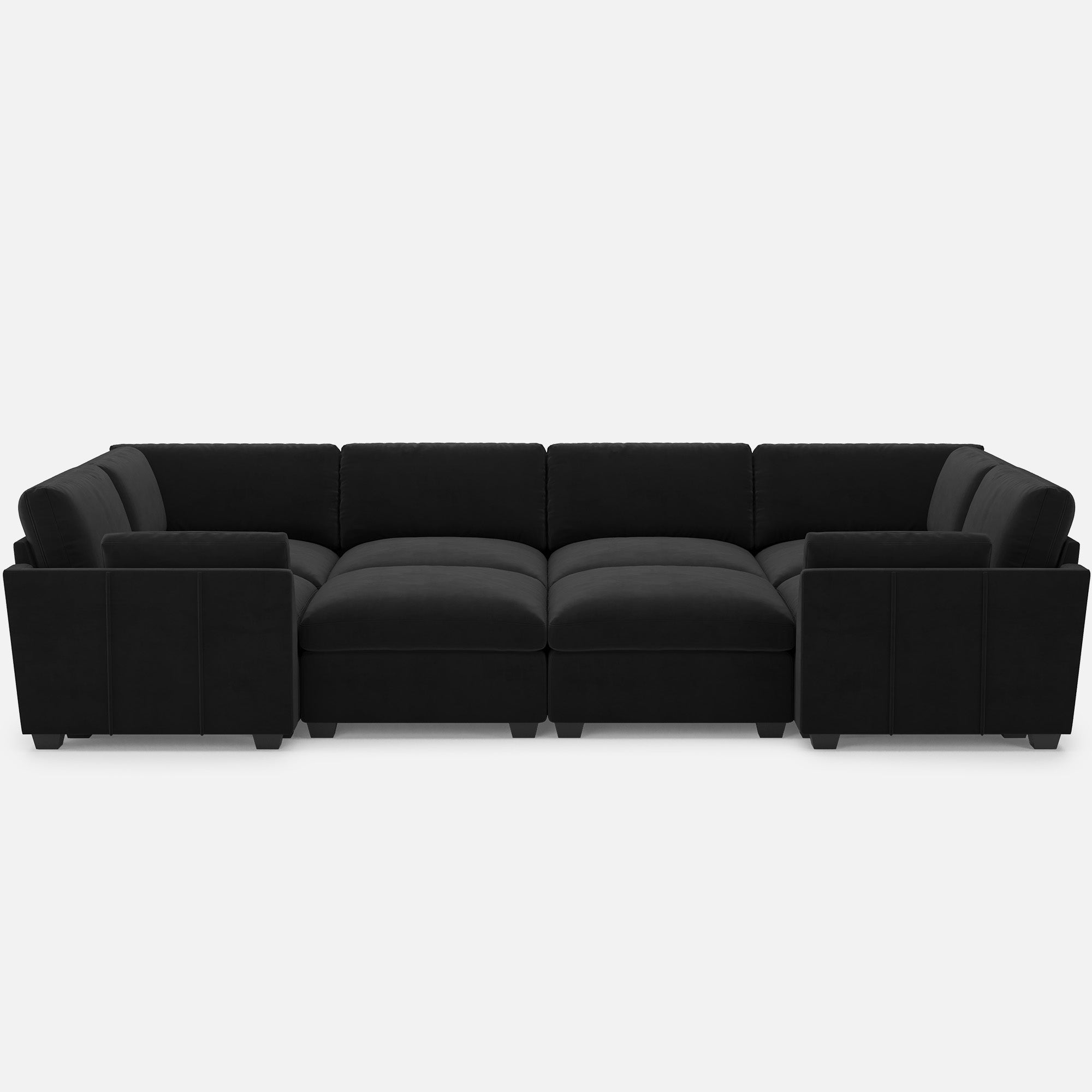 Uteeran Oversized Cloud 8 Seats Sleeper Sofa