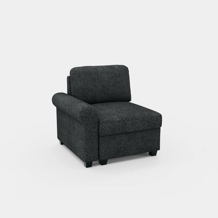 Silver-Grey-/-Chenille-Module-Left-Seat
