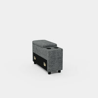 Silver-Grey-/-Chenille-Module-Console