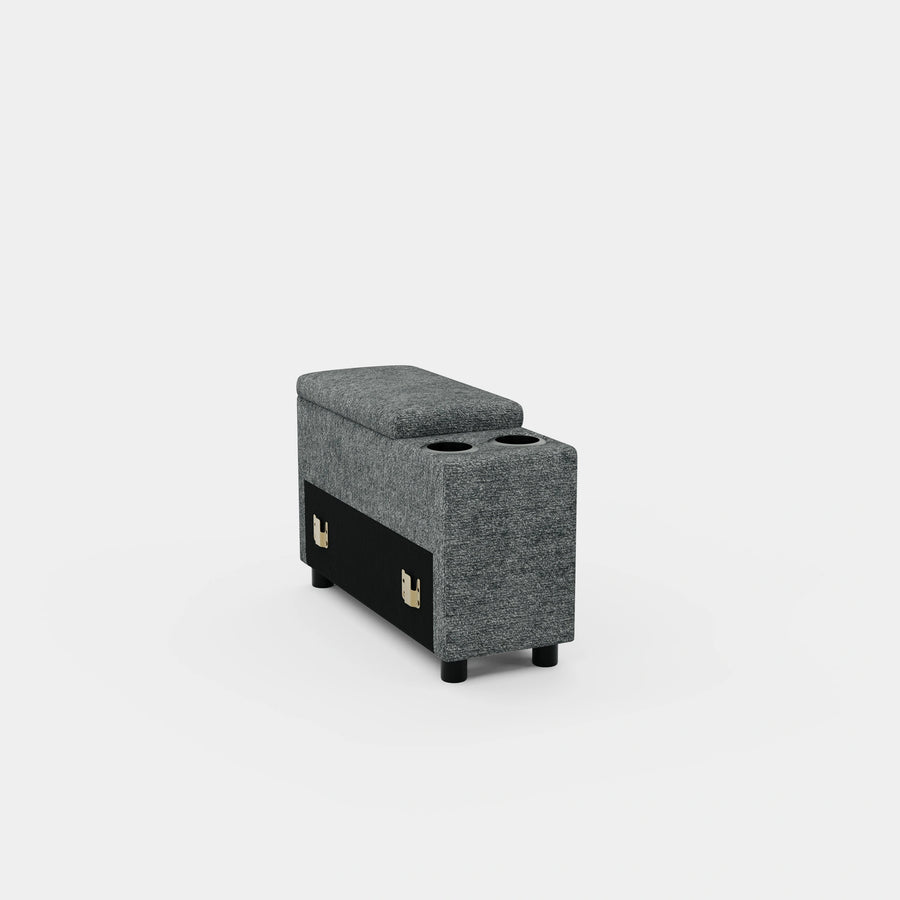Silver-Grey-/-Chenille-Module-Console
