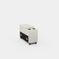 Misty-White-/-Chenille-Module-Console