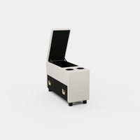 Misty-White-/-Chenille-Module-Console