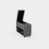 Silver-Grey-/-Chenille-Module-Console