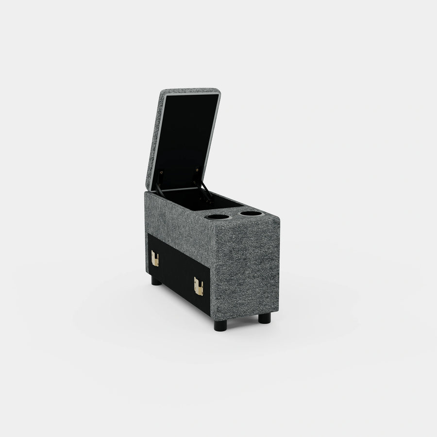 Silver-Grey-/-Chenille-Module-Console