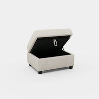 Misty-White-/-Chenille-Module-Ottoman