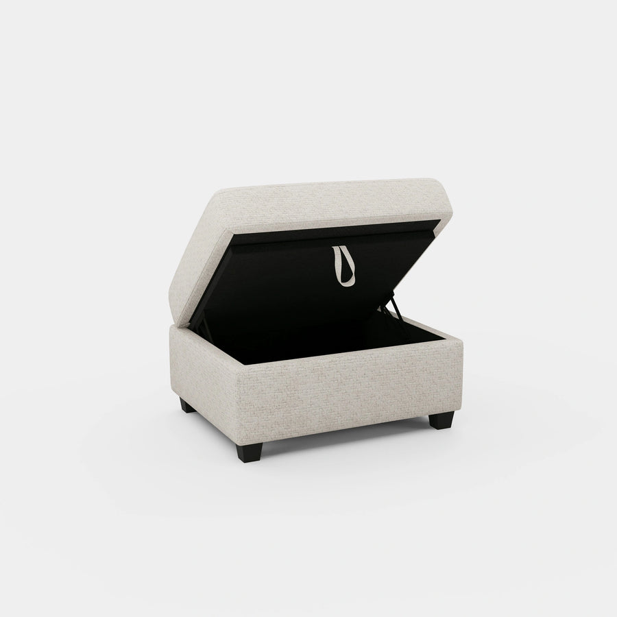 Misty-White-/-Chenille-Module-Ottoman