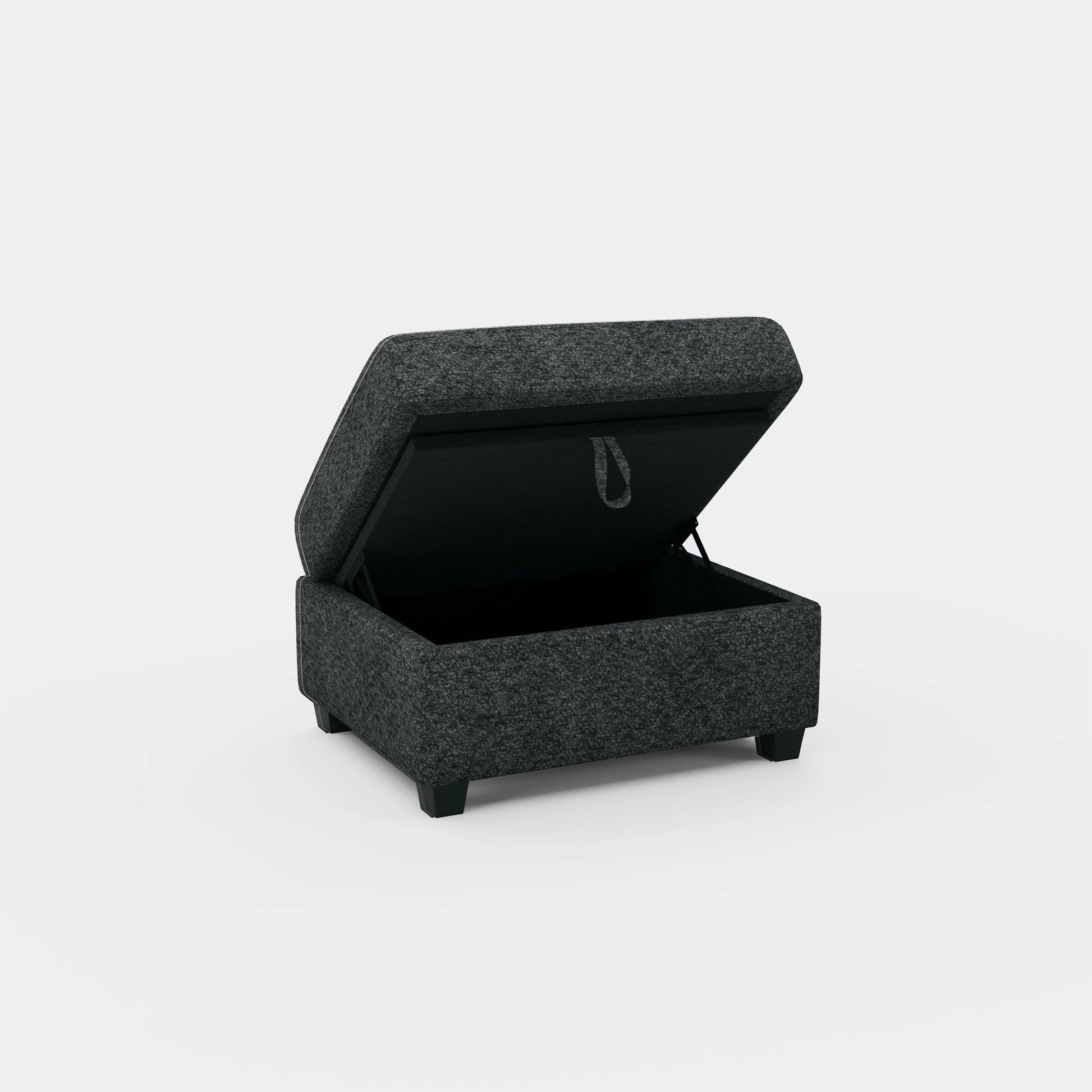 Graphite-Grey-/-Chenille-Module-Ottoman