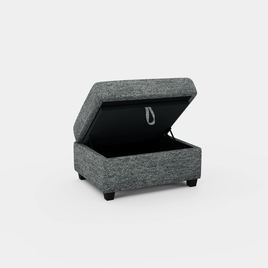 Silver-Grey-/-Chenille-Module-Ottoman