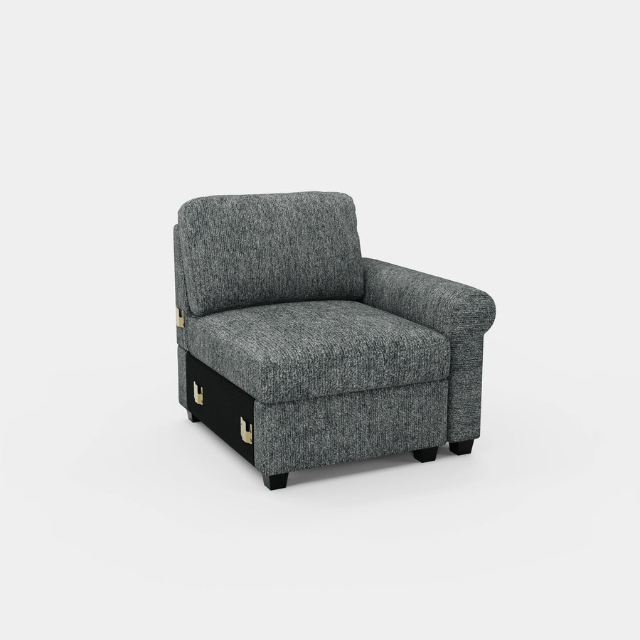 Silver-Grey-/-Chenille-Module-Right-Seat