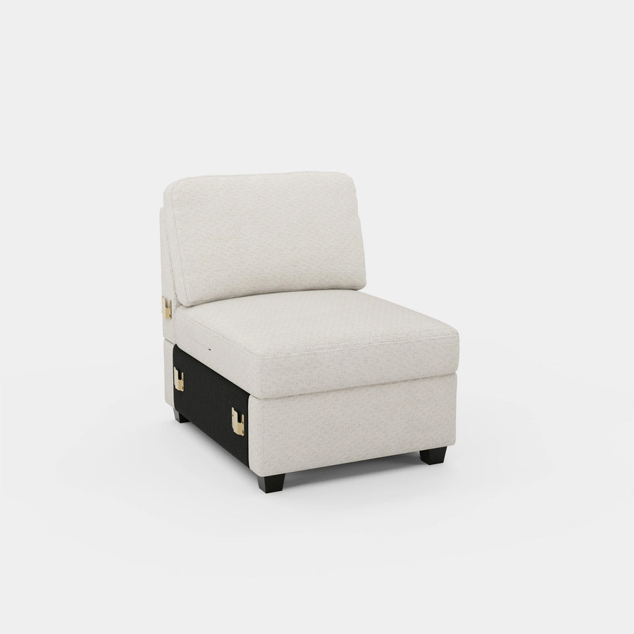 Misty-White-/-Chenille-Module-Seat