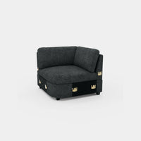 Graphite-Grey-/-Chenille-Module-Corner-Seat