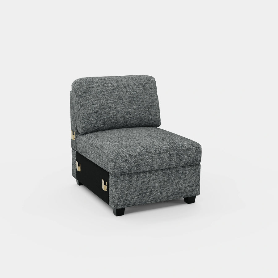 Silver-Grey-/-Chenille-Module-Seat