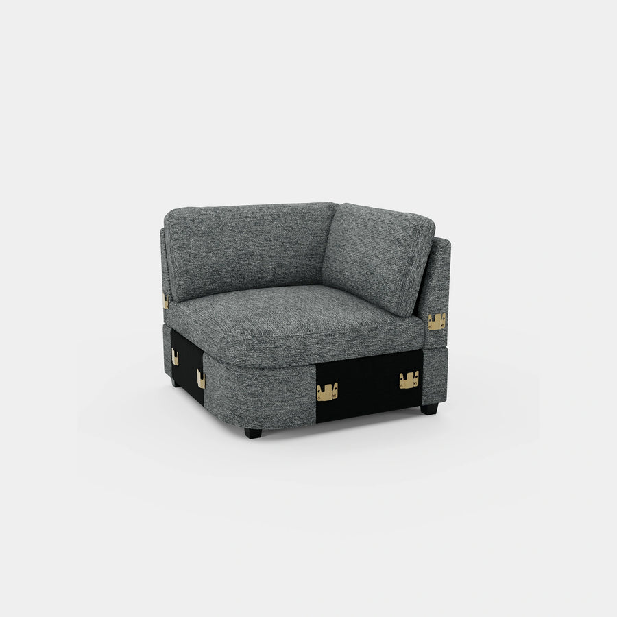 Silver-Grey-/-Chenille-Module-Corner-Seat
