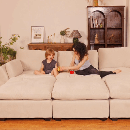 Sits like a cloud. Holds like a couch.