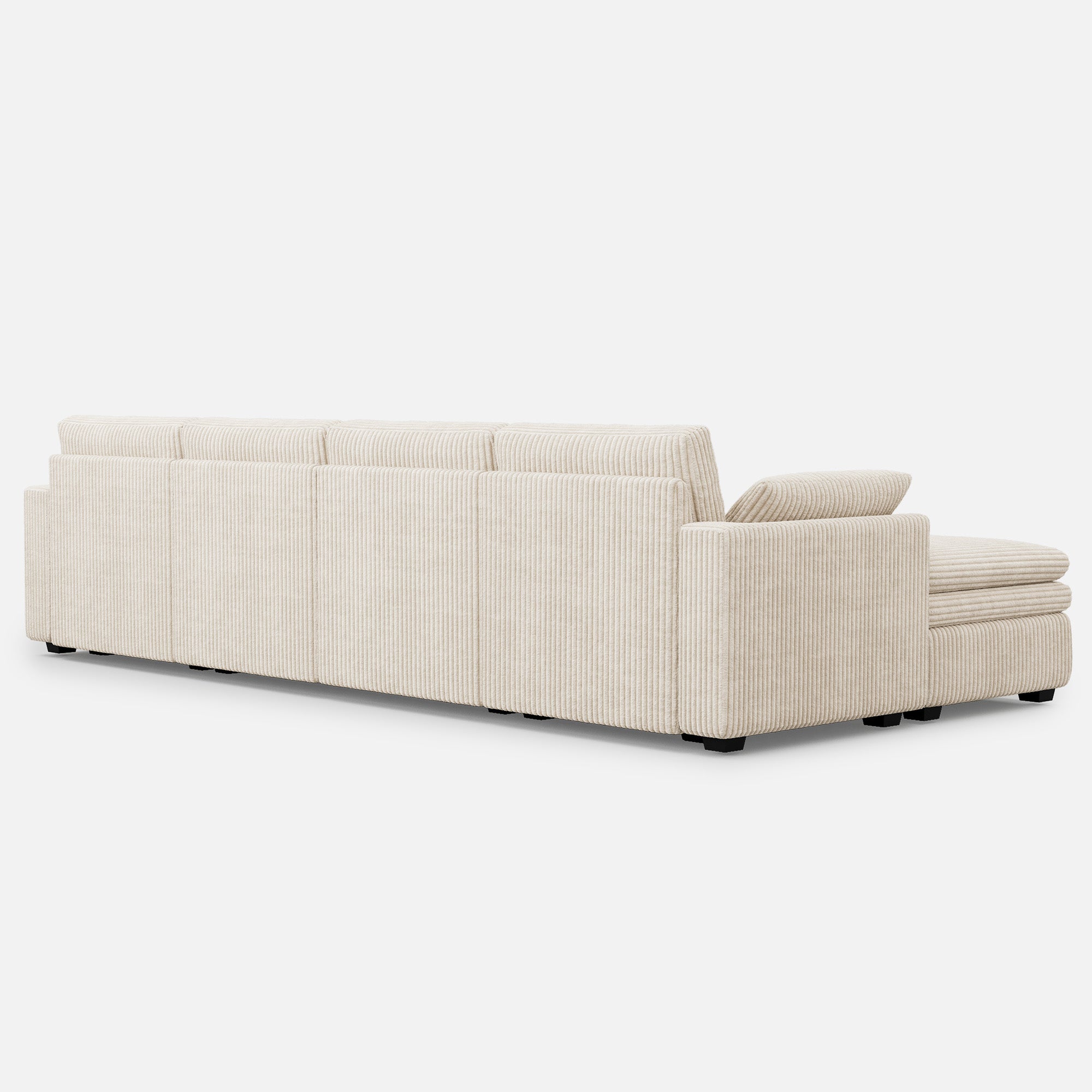 Vayla Oversized Cloud 4 Seats Sofa with Double Chaise