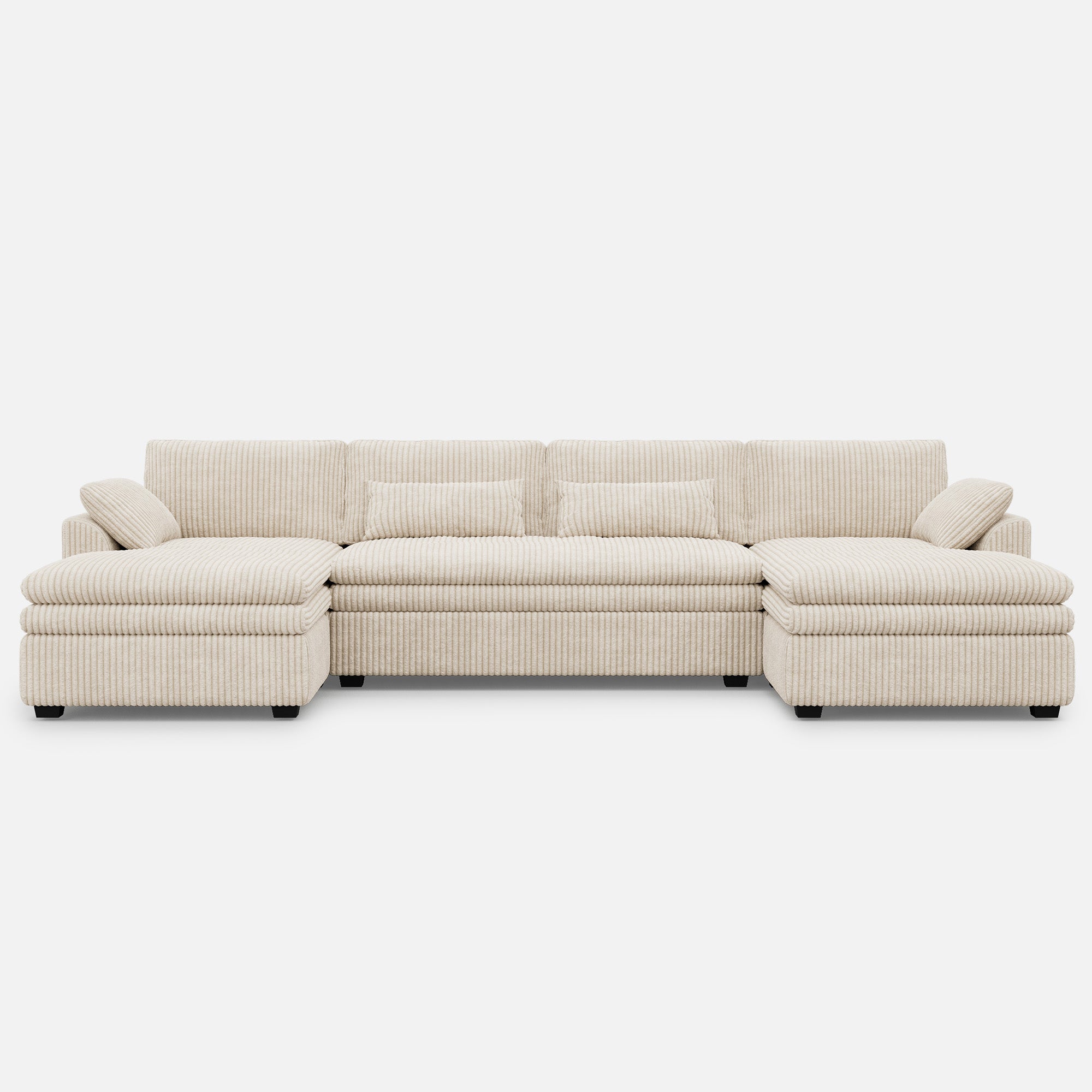 Vayla Oversized Cloud 4 Seats Sofa with Double Chaise