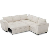 Misty-White-/-Chenille-5-Seat-L-Shaped-Pullout-Sectional