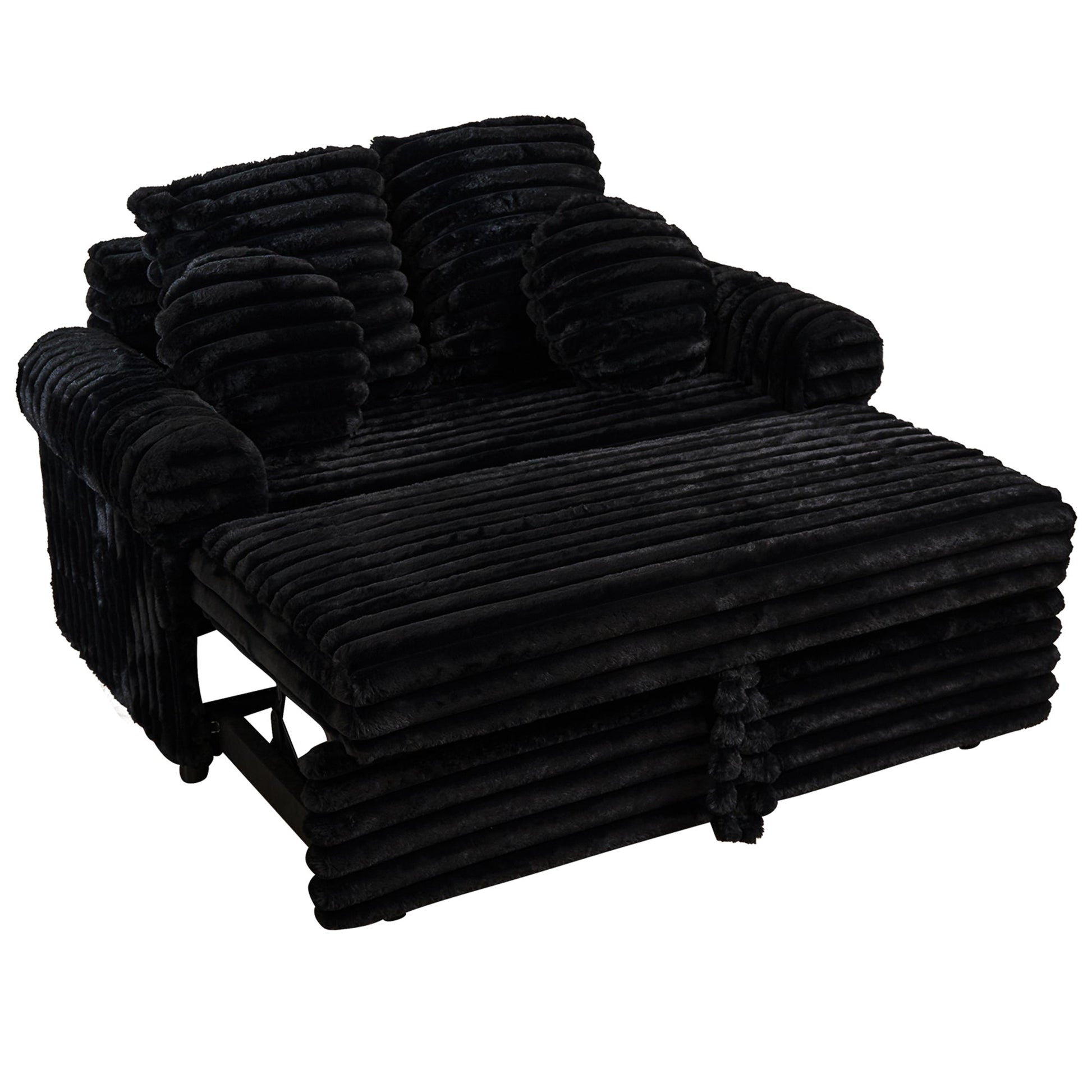 faux-rabbit-fur-corduroy-round-arm-piano-black