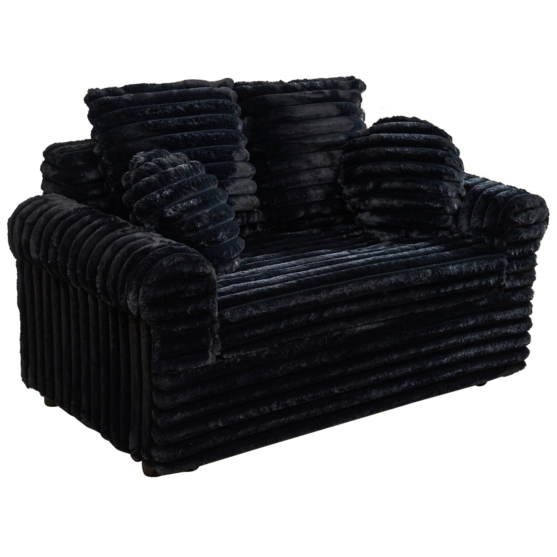 faux-rabbit-fur-corduroy-round-arm-piano-black