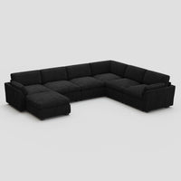 Obsidian-Black-/-Corduroy-7-Seat-U-Shaped-Sectional