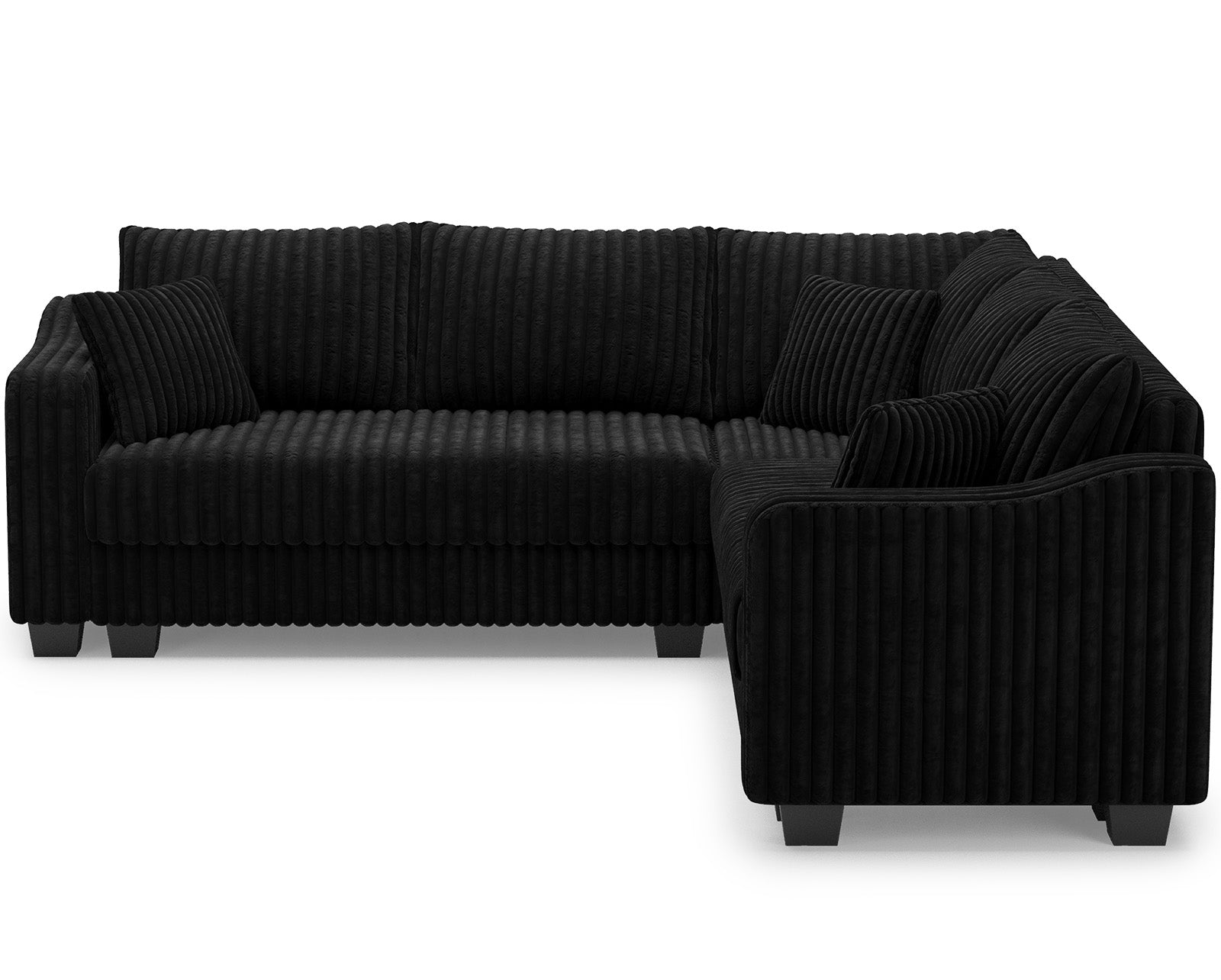 Plume-Pull-out-Storage-Sofa-black