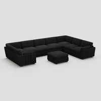 Obsidian-Black-/-Corduroy-9-Seat-U-Shaped-Sectional-with-Ottoman